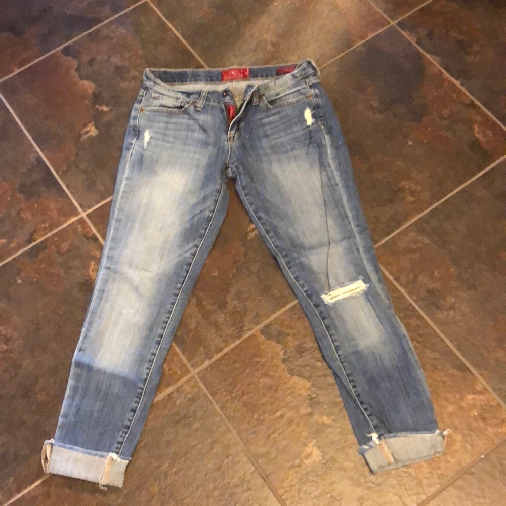 Lucky Brand Charlie Distressed Skinny